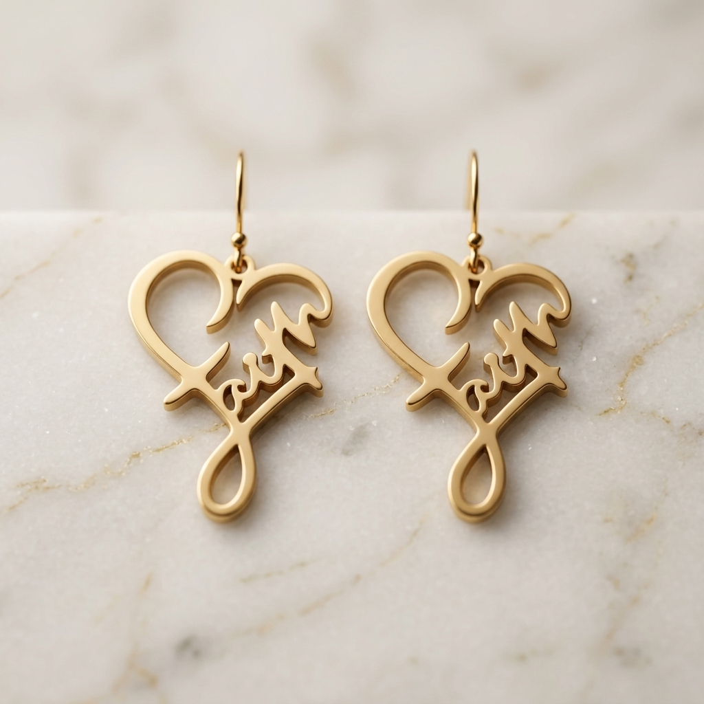 Faith Gold Earrings