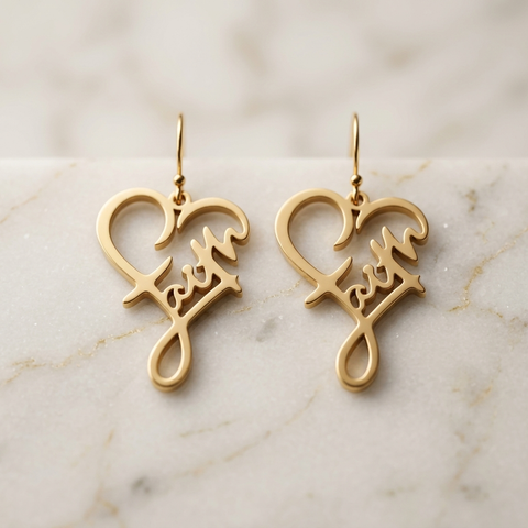 Faith Gold Earrings