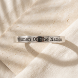 Women of the Nation Silver Cuff Prayer bracelet