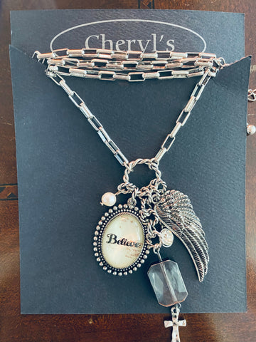 Believe Wing Necklace