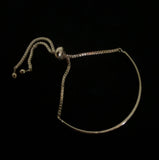 I Can Do All Things Phil. 4:13 gold delicate half bangle bracelet