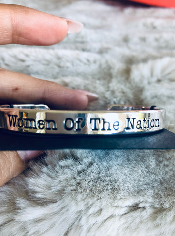 Silver Women of the Nation Cuff